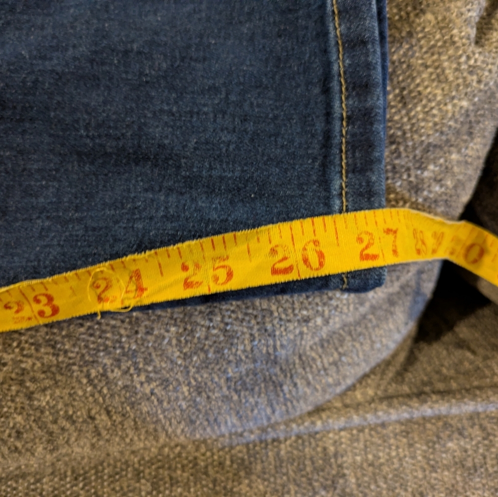 Banana Republic Mid-rise, skinny, Dark Blue Jeans, size 18 - Picture 10 of 11